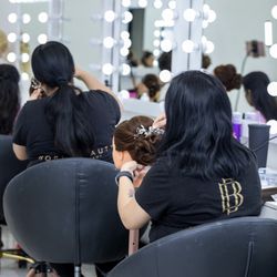 Boss Beauty Makeup Academy - Students working