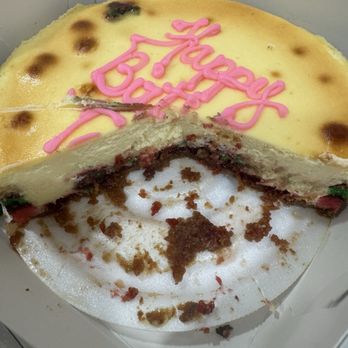 Circo's Pastry Shop - Rainbow Cookie Raspberry Cheesecake SLICE - Bakeries Near Me - Brooklyn, New York Circo's Pastry Shop - Rainbow Cookie Raspberry Cheesecake SLICE - Bakeries Near Me - Brooklyn, New York