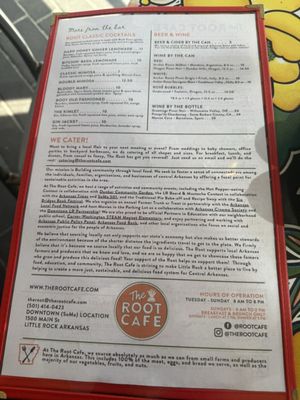 Menu photo 2 The Root Cafe Little Rock, AR Menu photo 2 The Root Cafe Little Rock, AR