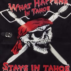 CC'S Pirate Treasures - Even this flag should stay in Tahoe.