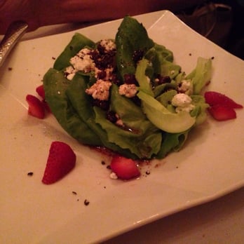 Firefly - This salad had roasted pecans feta cheese and Strawberries! - Steakhouses Near Me - Panama City Beach, Florida