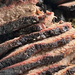 Brute Force Firewood - Brisket cooked over BFF pecan and cherry wood. Great wood makes long cooks easier!