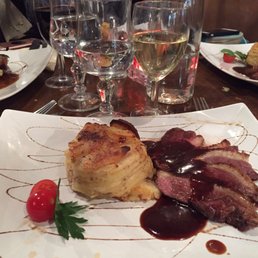Main dish: Duck confit was so yummy. The potato dumpling was also amazing.