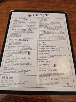 Menu photo 6 The Send Brewing South Portland, ME