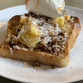 Nicks On Broadway - Pineapple-coconut french toast - New American Near Me - Providence, Rhode Island