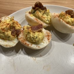 Deviled eggs were ok. A little too cold though.