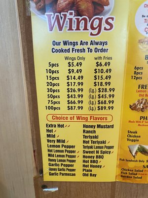 Menu photo 2 Wings Go Virginia Beach, VA