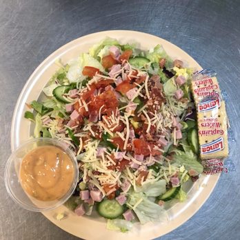 T & J's Corner Cafe - chefs salad with a variety of dressings - Breakfast & Brunch Near Me - Advance, Missouri