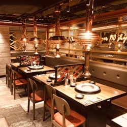 柳氏家 - Gas Grill on each table