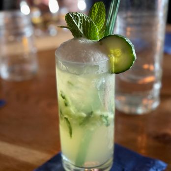 Blaylock's Whiskey Bar - a cucumber and mint cocktail - Whiskey Bars Near Me - Astoria, Oregon Blaylock's Whiskey Bar - a cucumber and mint cocktail - Whiskey Bars Near Me - Astoria, Oregon