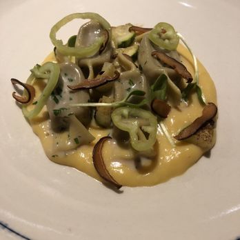 Barley Swine - Shiitake dumplings - New American Near Me - Austin, Texas Barley Swine - Shiitake dumplings - New American Near Me - Austin, Texas