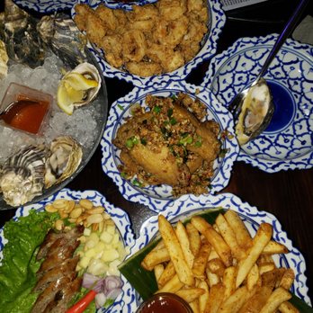 LaoTable - Happy hour - fries, calamari, lao sausage, garlic wings - Laotian Near Me - San Francisco, California