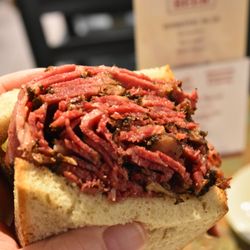 Liebman's Kosher Delicatessen - Standard, not overstuffed pastrami on rye. a generous sandwich.