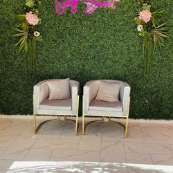 Lady Sweet Thai Rolled Ice Cream & Boba - Greenery wall backdrop!