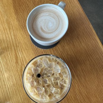 Outpost Kitchen - Iced oat milk lavender latte & Hot Chocolate - Breakfast & Brunch Near Me - Costa Mesa, California Outpost Kitchen - Iced oat milk lavender latte & Hot Chocolate - Breakfast & Brunch Near Me - Costa Mesa, California