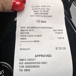 TM Prosthodontics - Receipt