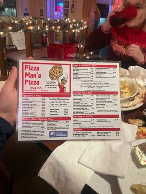 Menu photo 3 Pizza Man's Pizza Johnstown, PA