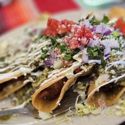 Taqueria Las Palmas - Delicious potato tacos!!