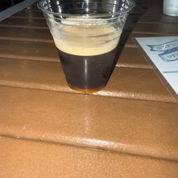Espresso martini in a solo cup