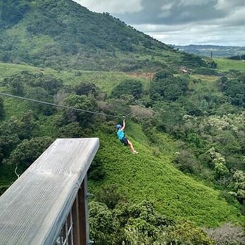 Shaka Zipline - Enjoying the view! - Ziplining Near Me - Koloa, Hawaii Shaka Zipline - Enjoying the view! - Ziplining Near Me - Koloa, Hawaii