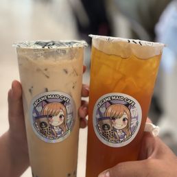 Tiger Milky Tea and Bubble Fruit Tea to-go