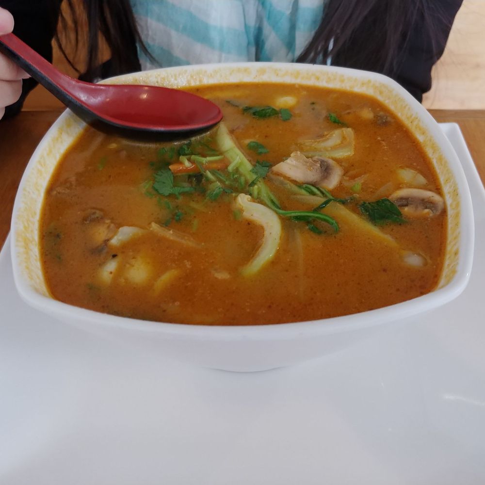 Hand pulled noodle soup