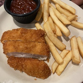 Ettlins Ranchero Supper Club - Kids chicken breast. A couple pieces of chicken had already been removed before this picture. Very juicy! - German Near Me - Webster, Minnesota