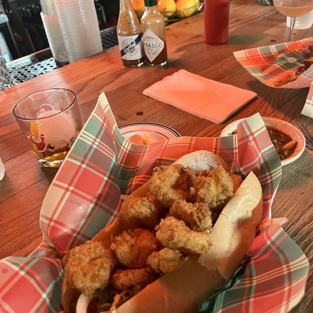 Winnie's - Shrimp poboy - Cocktail Bars Near Me - Houston, Texas Winnie's - Shrimp poboy - Cocktail Bars Near Me - Houston, Texas