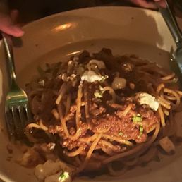 The spaghetti bolognese
