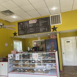 Fresh Donuts - Inside and Menu