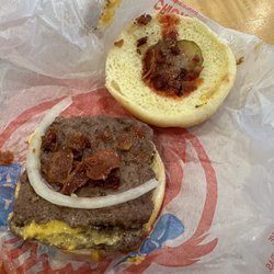 Wendy's - A sad Bacon Double Stack