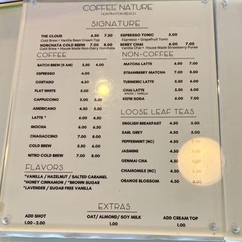 Coffee Nature - Coffee & Tea Near Me - Huntington Beach, California