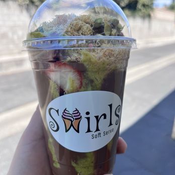Swirls Soft Serve - Dubai Dubai Chocolate Strawberries Cup - Ice Cream & Frozen Yogurt Near Me - Upland, California Swirls Soft Serve - Dubai Dubai Chocolate Strawberries Cup - Ice Cream & Frozen Yogurt Near Me - Upland, California