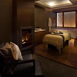 CHI, The Spa at Shangri-La - CHI, The Spa offers all-inclusive treatments suites with a private sitting area, fireplace, washroom, changing area, steam shower, and bath.