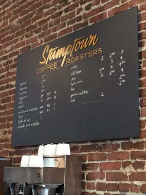 Menu photo 7 Stumptown Coffee Roasters Portland, OR