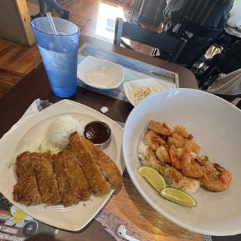 Got Plate Lunch - Small chicken katsu & fridays garlic shrimp special - Hawaiian Near Me - Benicia, California