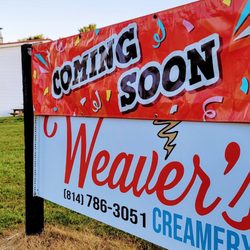 The Weaver's Creamery - Coming soon opening July 2022!