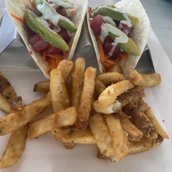 Water Street Grille - Ahi tuna tacos - Seafood Near Me - Yorktown, Virginia Water Street Grille - Ahi tuna tacos - Seafood Near Me - Yorktown, Virginia