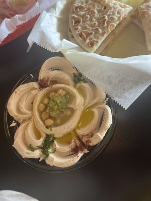 Hummus and Pita by null