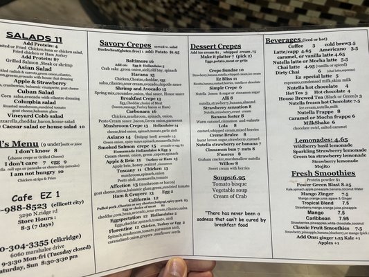 Menu photo 7 Cafe Ez Elkridge, MD Menu photo 7 Cafe Ez Elkridge, MD