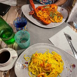 A Le Tole - lobster and saffron prawn