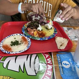 Hummus is worth the price. Hummus is worth the price.
