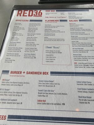 Menu photo 7 Red 36 Mystic, CT