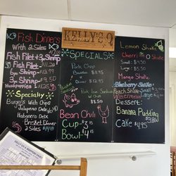 Kelly Q’s & Whipper’s Dairy - Menu