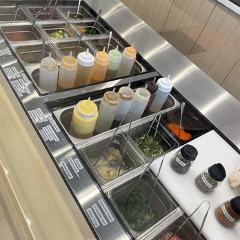 Let's Poke - Topping bar - Poke Near Me - Houston, Texas