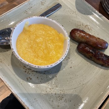 First Watch - Cheezy Grits with a side of sausage - Breakfast & Brunch Near Me - Mason, Ohio