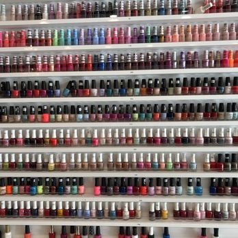 Stella Nail Lounge - Huge color selection! This isn't even everything. - Nail Salons Near Me - Seattle, Washington Stella Nail Lounge - Huge color selection! This isn't even everything. - Nail Salons Near Me - Seattle, Washington