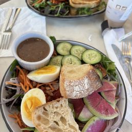 MH House Salad and Egg Salad w/ Toast MH House Salad and Egg Salad w/ Toast