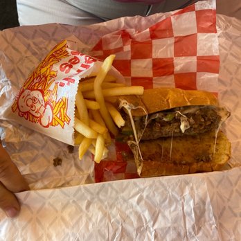 Jerry's Subs and Pizza - a sandwich and fries - Pizza Near Me - Dunkirk, Maryland