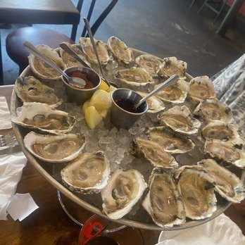 Red Hook Lobster Pound - One dollar oysters - we shared two dozen - yumilicious!!! - Seafood Near Me - Brooklyn, New York